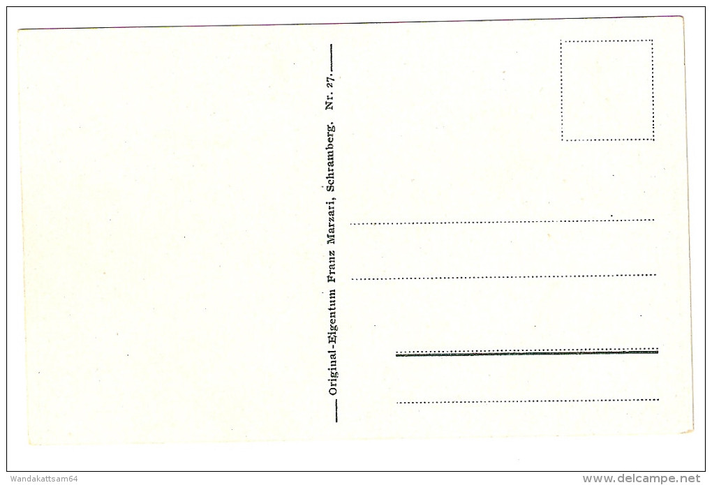 AK 27 SCHRAMBERG Partie Im Bernecktal Original-Eigentum Franz Marzari - Schramberg