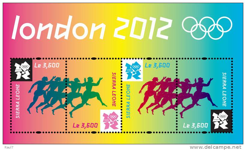 Sierra Leone - J.O. London 2012 - Feuillet Neufs // Mnh - Summer 2012: London