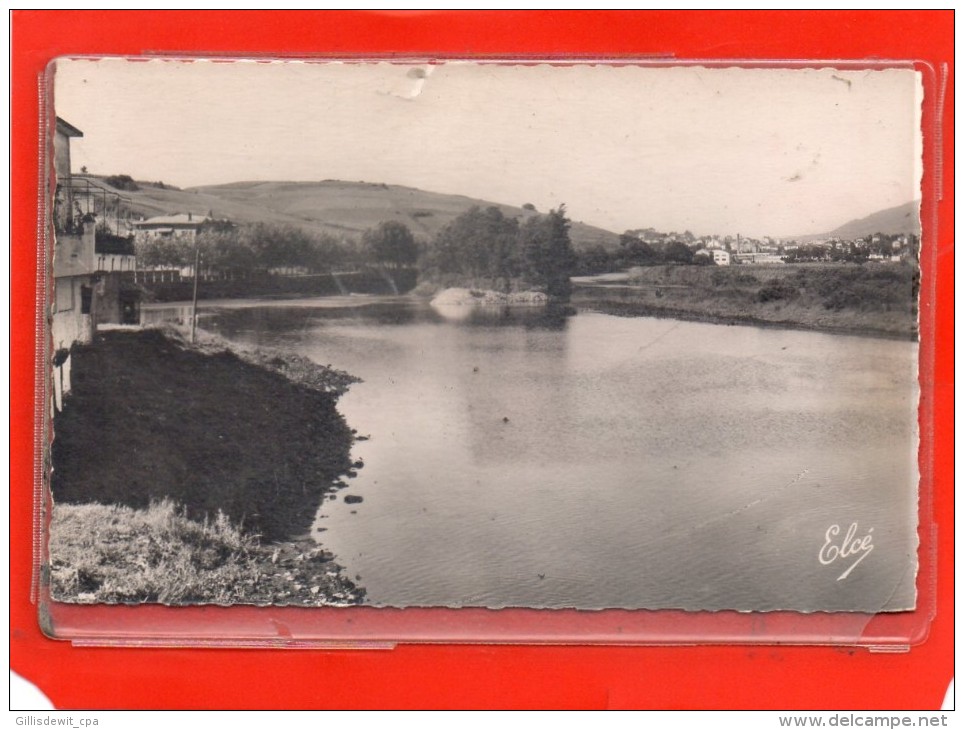 - URRUGNE C/ Hendaye - BEHOBIE -  Depuis Le Pont International,Vue Sur L´Ile Des Faisans,à D. Hendaye - Béhobie