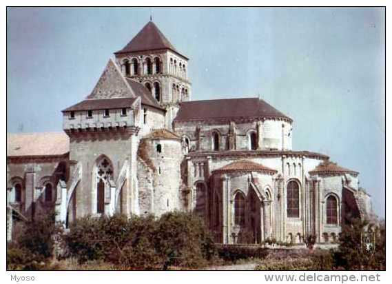 79 ST JOUIN DE MARNES Eglse Abbatiale Fortifications Clocher Promenoir Abside - Saint Jouin De Marnes