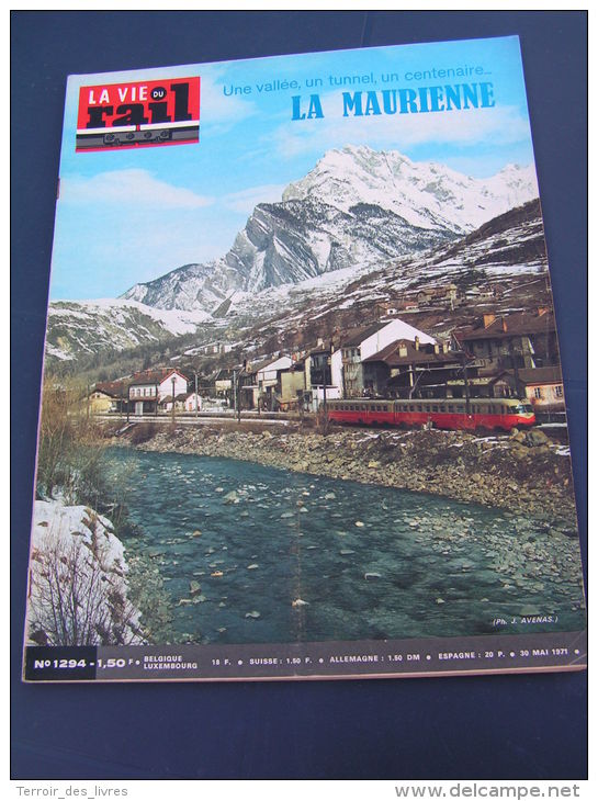 Vie Du Rail 1971 1294 Centenaire Tunnel  Maurienne Mont-cenis Modane - Non Classés