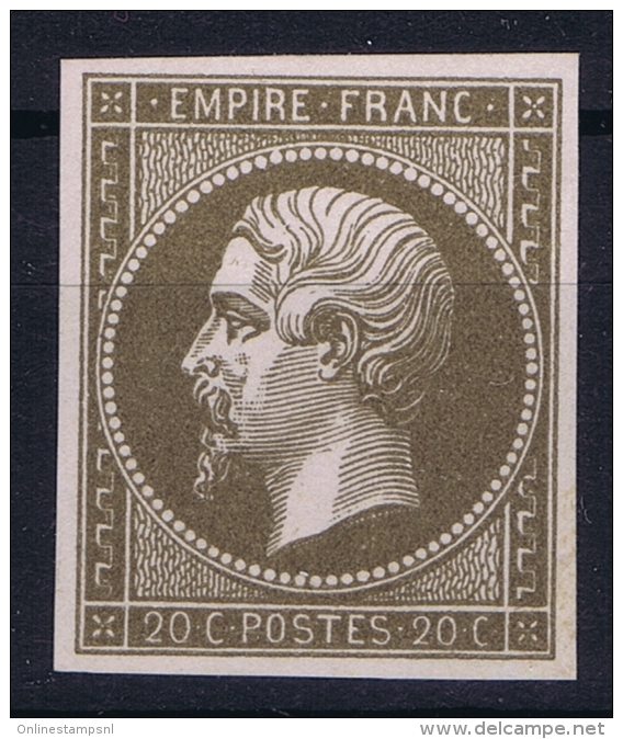 France: Essais Yv 14 SG - 1853-1860 Napoléon III.