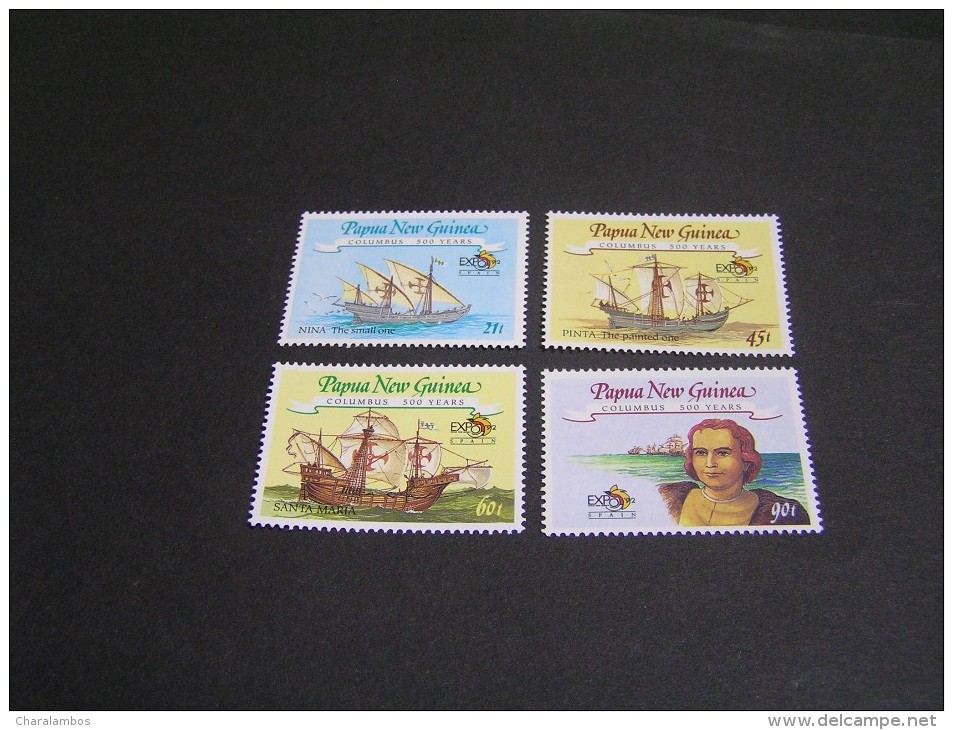 PAPUA 1992 Set 646/649 Blok No 4 MNH; - American Indians