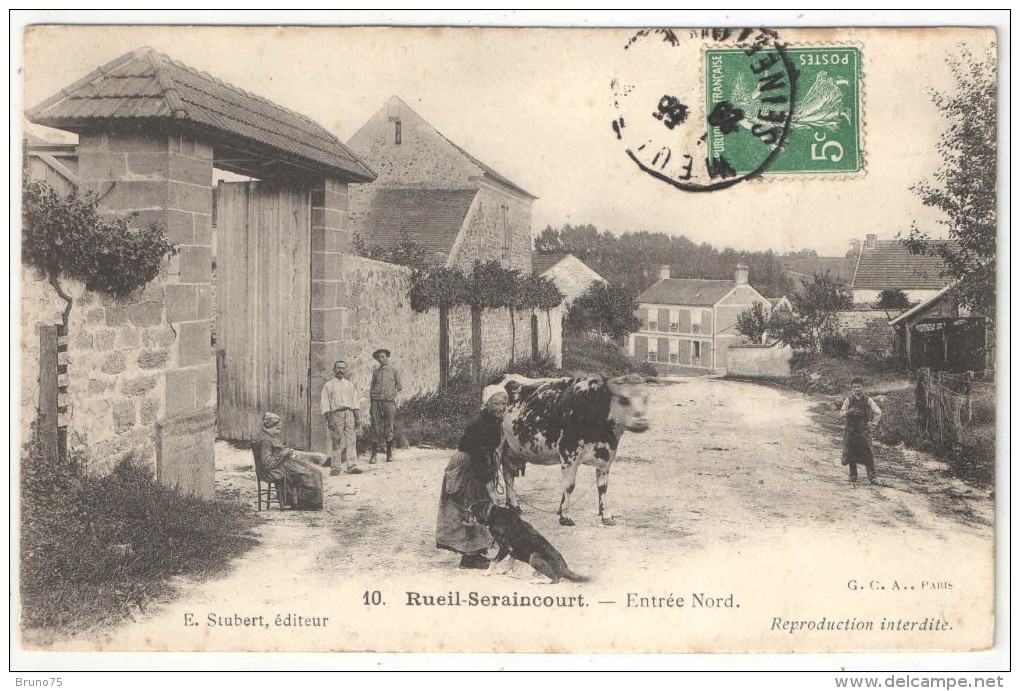 95 - RUEIL-SERAINCOURT - Entrée Nord - Seraincourt