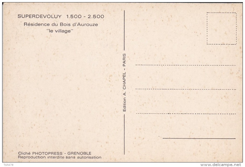 05---SUPERDEVOLUY---1.5000-2.500--résidence Du Bois D'aurouze--le Village---voir 2 Scans - Autres & Non Classés