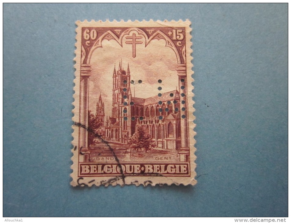 EM  &gt; BELGIQUE BELGIE  LOCHUNG PERFORIERT PERFORA PERFORATI PERFIN PERFORE PERFORATO - 1909-34