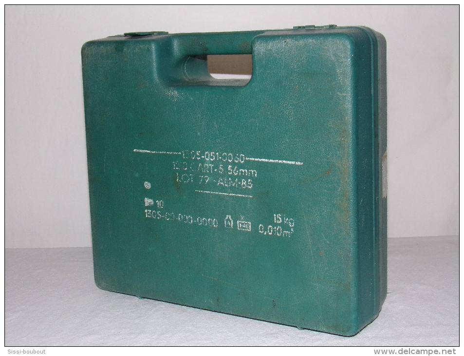 CAISSE DE MUNITIONS EN PLASTIQUE ARMÉE FRANCAISE - N°9 - FRENCH ARMY AMMUNITION BOX - Equipement