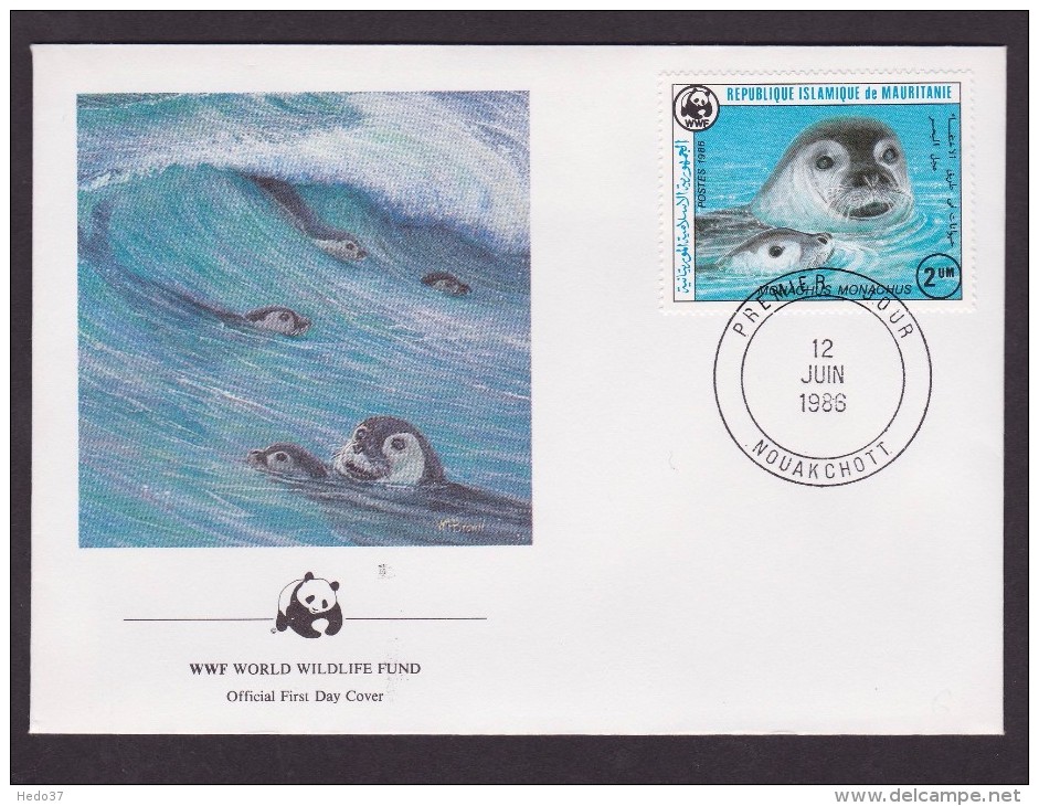 Phoque - Mauritanie - FDC