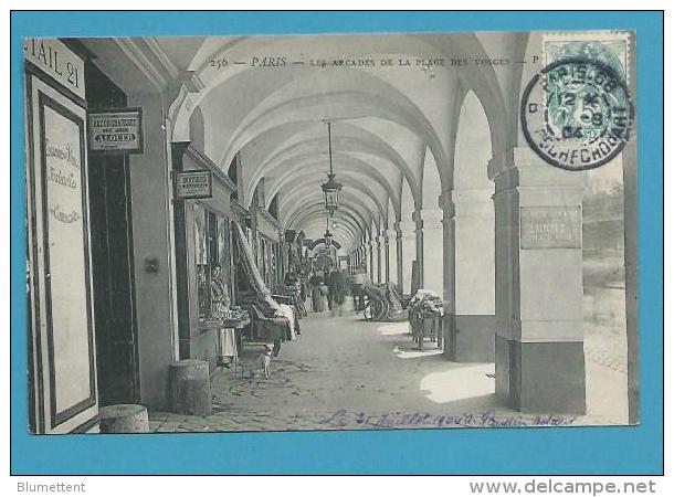 CPA 256 - Les Arcades De La Place Des Vosges - Commerces PARIS XIVème - Paris (14)