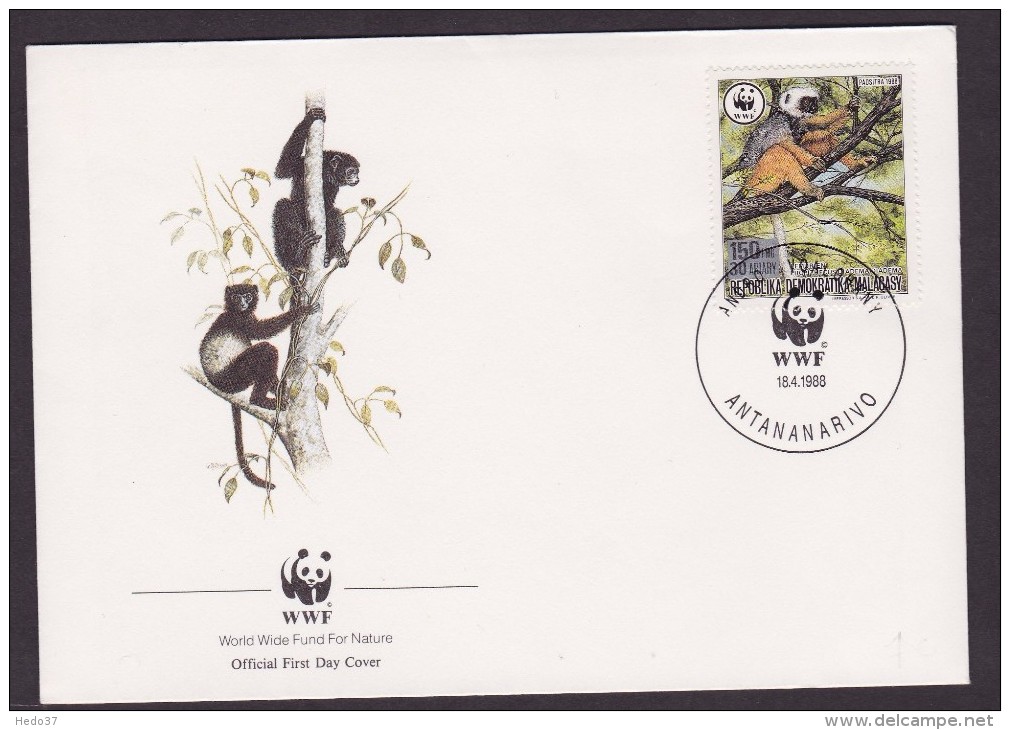 Singe - Madagascar - FDC