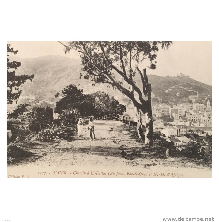 Alger  Chemin D' El Kettar  Au Fond Bab El Oued  1317  Edition E.S. - Algiers