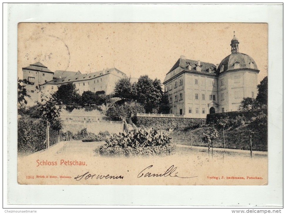 TCHEQUIE - SCHLOSS PETSCHAU - CPA - Tchéquie