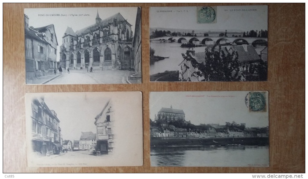 9 Cartes Postales Anciennes De Pont-de-l´Arche - Pont-de-l'Arche