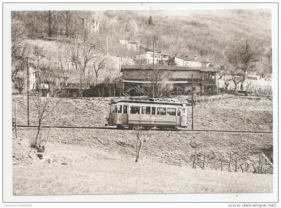 Suisse - Tessin - Tramway Ligne Chemin De Fer Entre Cadro Et Davesco - Autres & Non Classés