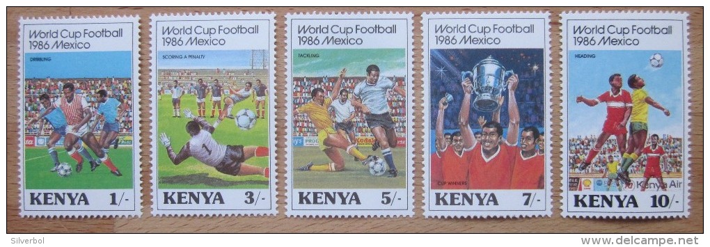 A9787 - Kenya - 1986 - Sc. 369-373 - MNH - Kenia (1963-...)