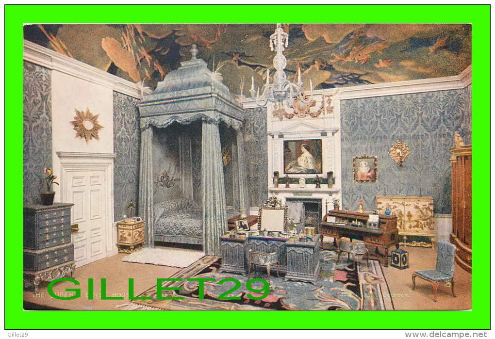 ROYAL FAMILIES - THE QUEEN'S DOOLS HOUSE POSTCARDS - BEDROOM - No 4502 RAPHAEL TUCK &amp; SONS, OILETTE - - Familles Royales