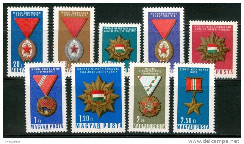 HUNGARY - 1966. Orders Cpl.Set MNH! - Nuevos