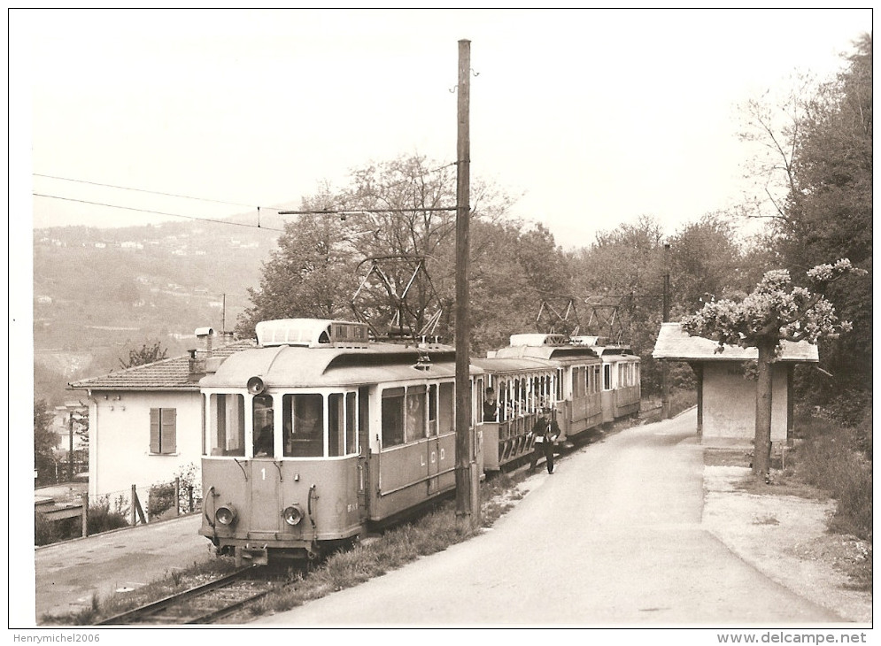 Suisse - Tessin Pregassona Station Gare Train Tramway - Autres & Non Classés