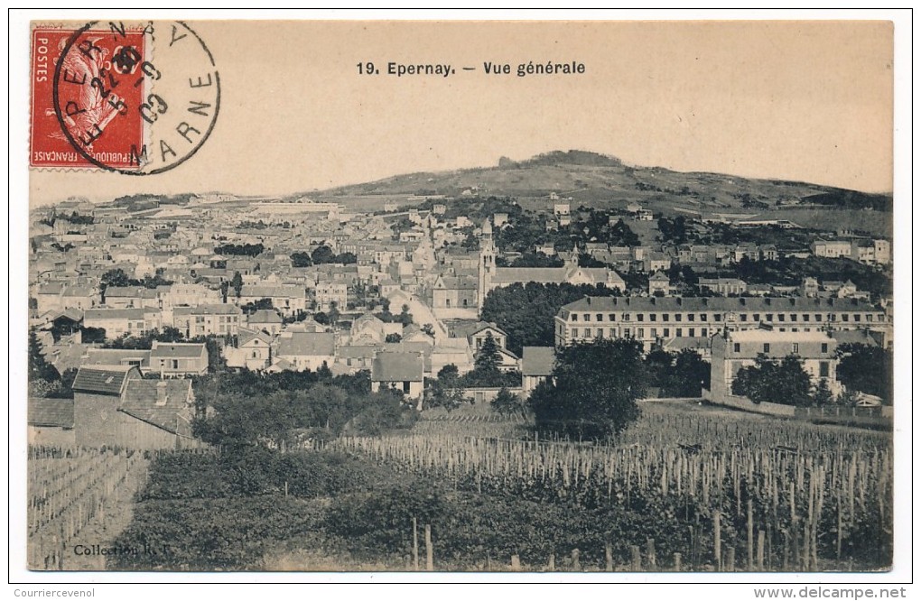 CPA - EPERNAY (Marne) - Vue Générale - Epernay