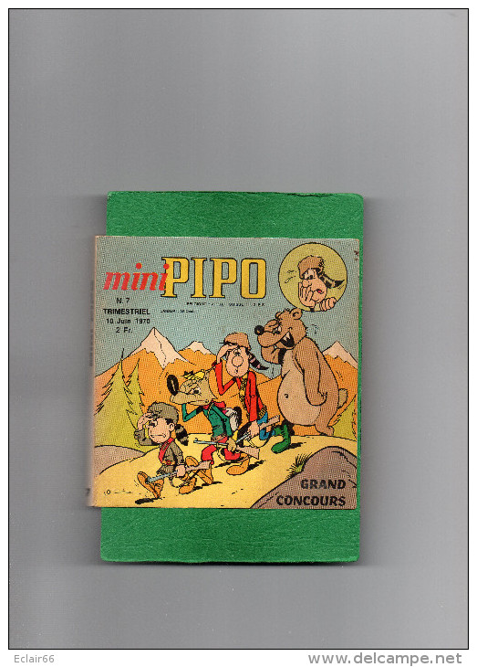 MINI PIPO N° 7 - EDITION  LUG Année 1970  192 Pages  état Impeccable - Lug & Semic