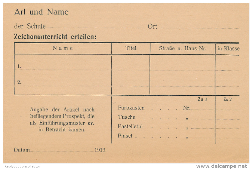 NÜRNBERG - 1916 , Ganzsache Mit Privatem Zudruck - Sonstige & Ohne Zuordnung