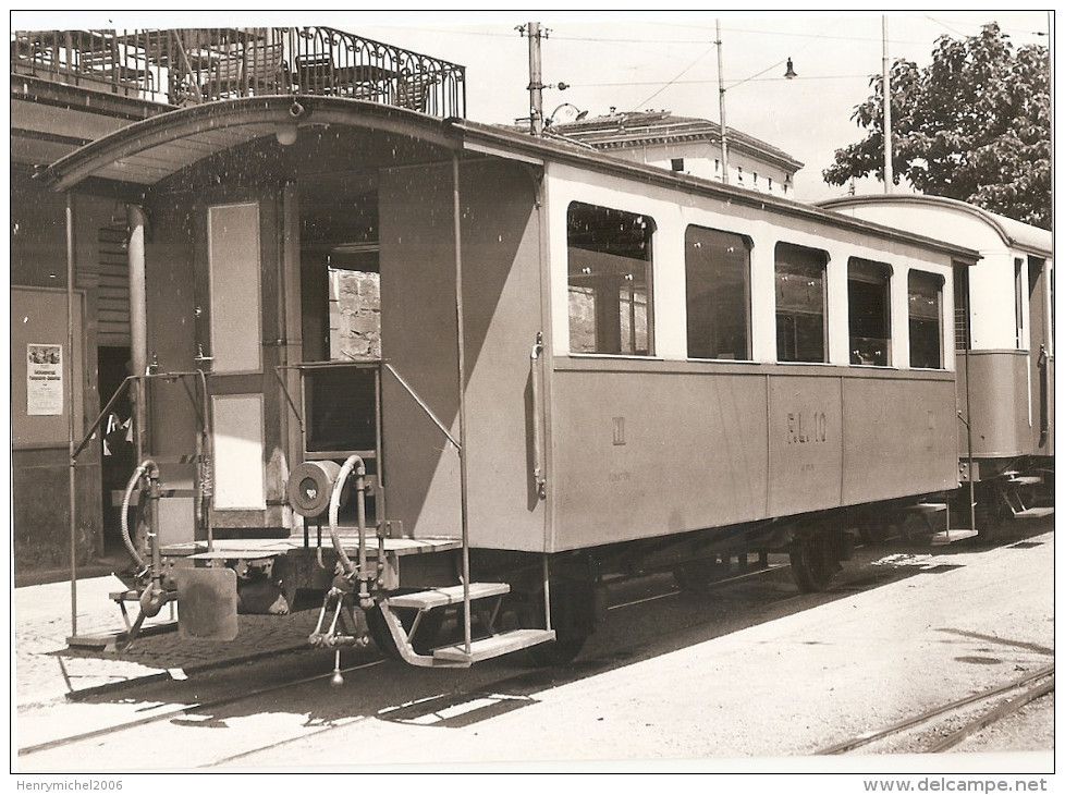 Suisse - Tessin - Lugano Gare Station  Tramway Train Wagon - Lugano