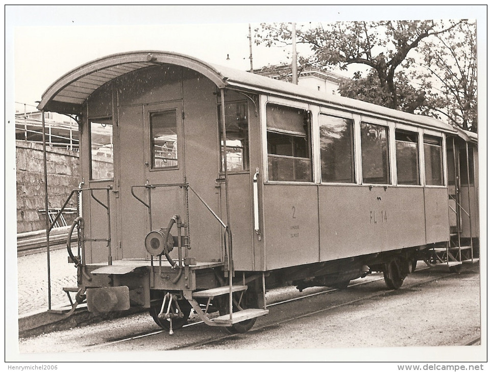 Suisse - Tessin - Lugano Gare Station  Tramway Train Wagon - Lugano