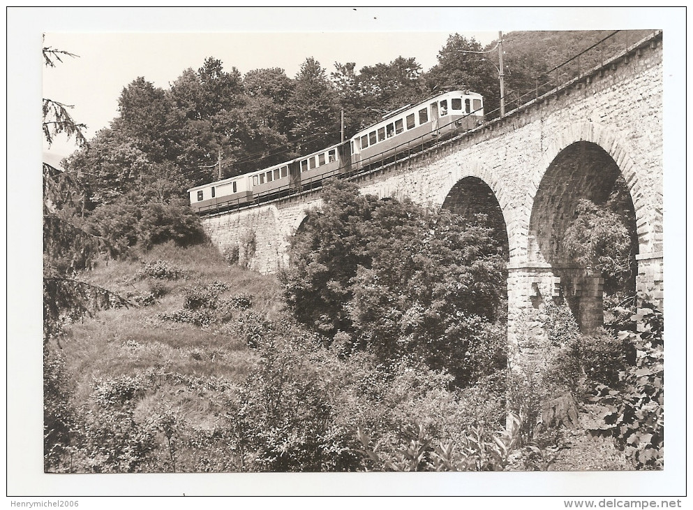 Suisse - Tessin -vers  Lugano Train Au Viaduc De Capellella Agnuzzo - Lugano