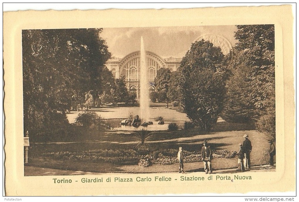Torino - Giardini Di Piazza Carlo Felice - Stazione Di Porta Nuova - Stazione Porta Nuova