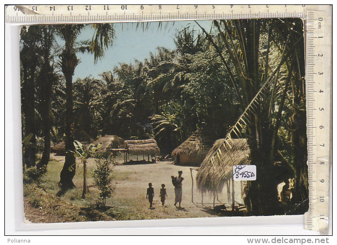PO3455D# COSTA D'AVORIO - ABIDJAN - VILLAGGIO AFRICANO  VG 1968 - Costa D'Avorio