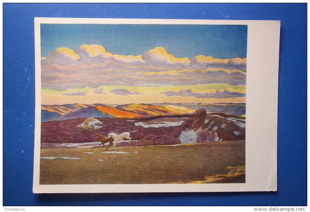 1788 USSR Old Postcard Art Painting Landscape - Pittura & Quadri