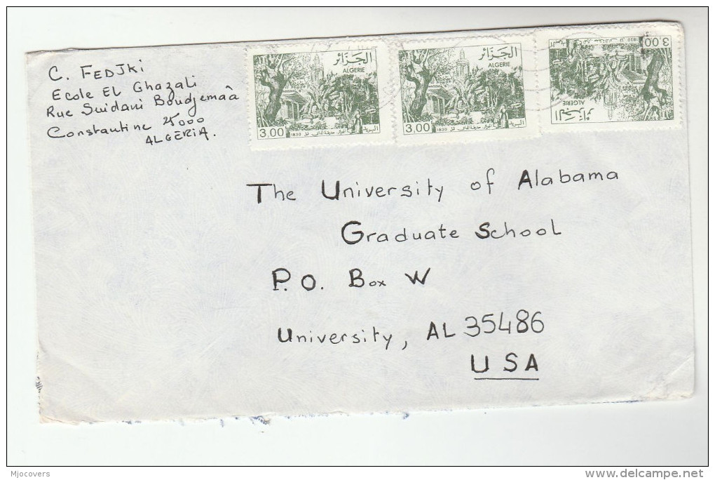 ALGERIA Stamps COVER To USA - Algeria (1962-...)