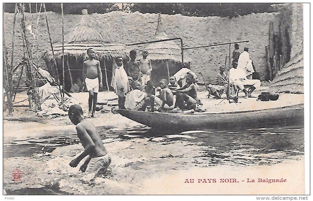 AFRIQUE - AU PAYS NOIR - La Baignade - Non Classés