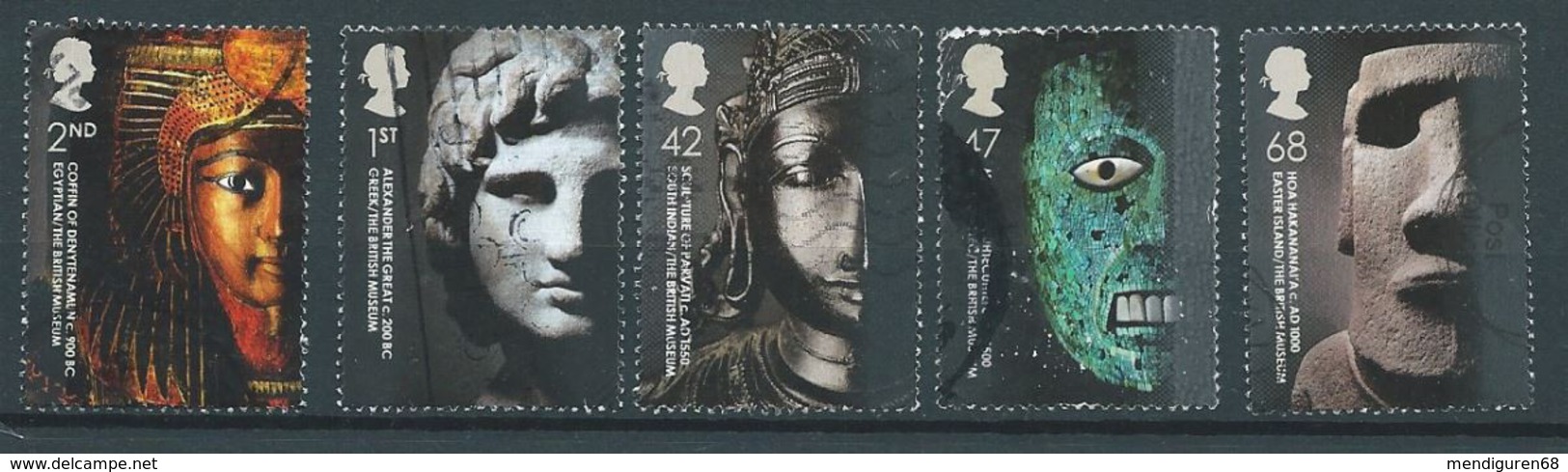 GROSBRITANNIEN GRANDE BRETAGNE GB 2003 BRITISH MUSEUM SET OF 6 USED SG 2404-09 MI 2158-63 SC 2159-64 IV 2480-85 - Used Stamps