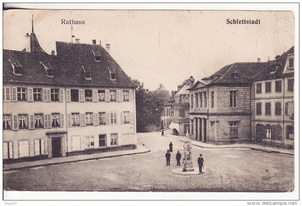 SELESTAT-SCHLETTSTADT (Bas-Rhin)  Rathaus - Mairie - Selestat