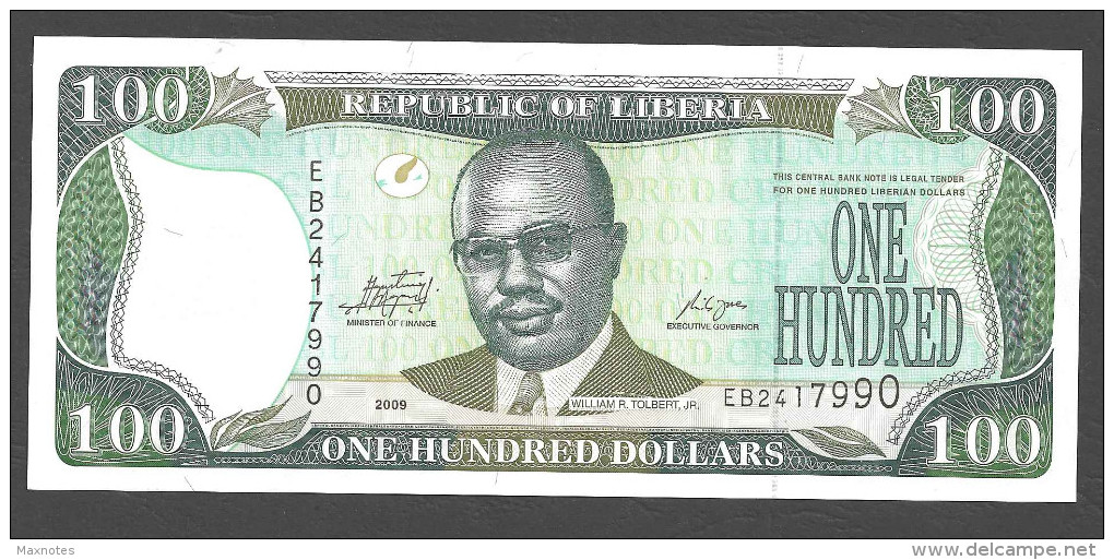 LIBERIA : 100  Dollars - 2009 - UNC - Liberia