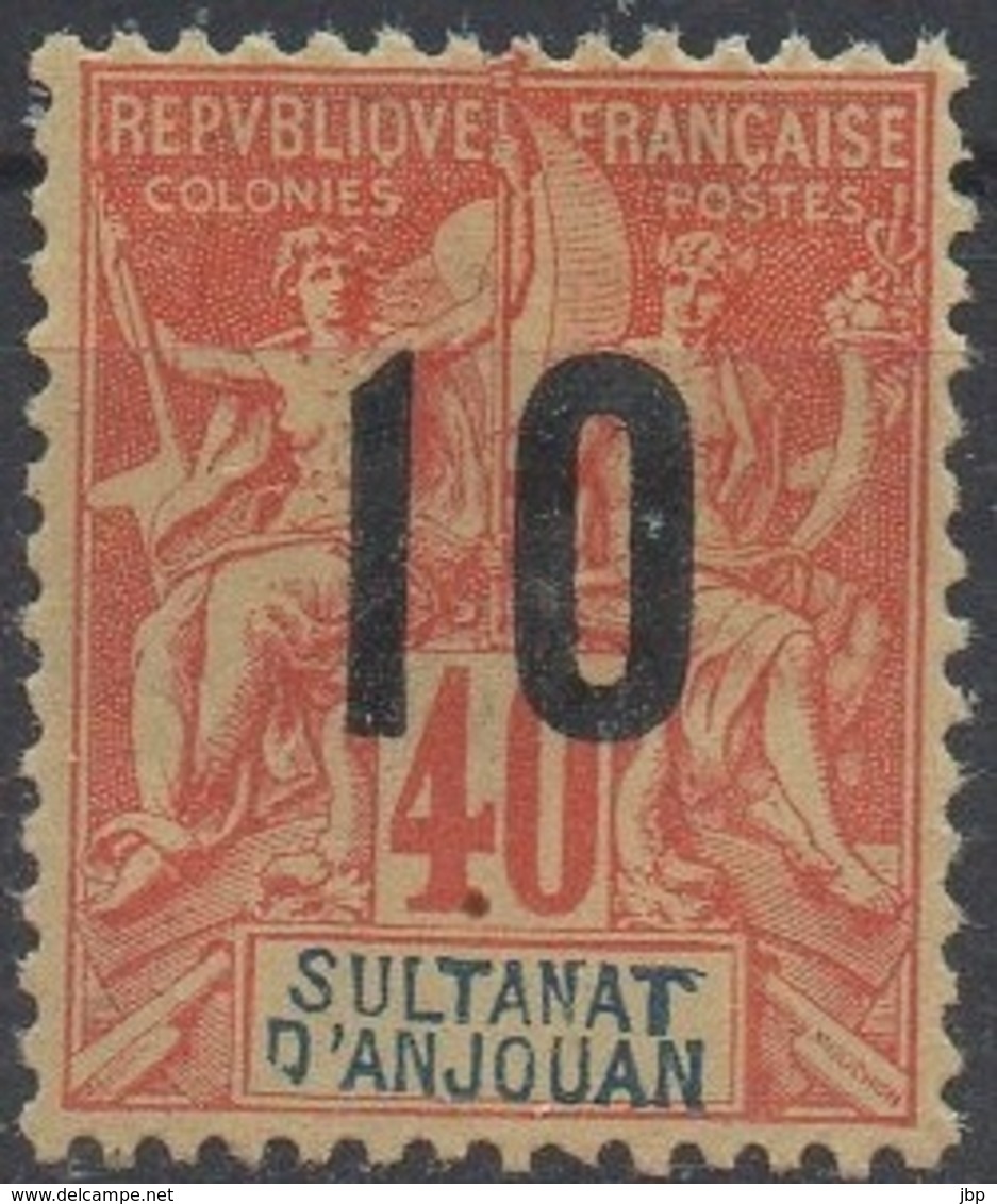 Sultanat D'Anjouan - N° YT 26 Nsg (*) - Unused Stamps
