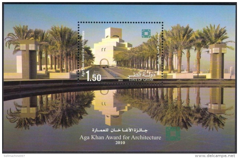 State Of QATAR 2010 MNH Aga Khan Award For Architecture Museum Of Islamic Art  Souvenir Sheet - DOHA MNH - Qatar