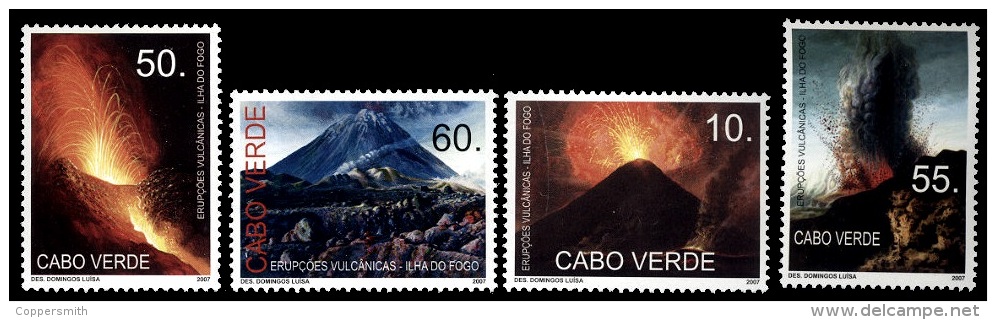 (022) Cape Verde  Landscapes / Paysages / Volcanoes / Vulkane / Tourism  ** / Mnh  Michel 911-14 - Cape Verde