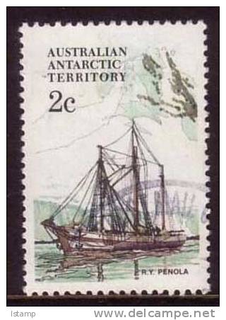 1979-1982 - Australian Antarctic Territory Ships 2c R. Y. PENOLA Stamp FU - Gebraucht