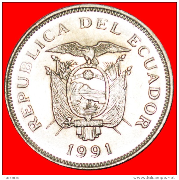 &#9733;SHIP AND NAVIGATION: ECUADOR &#9733; 20 SUCRES 1991 UNC! LOW START &#9733; NO RESERVE!!! - Equateur