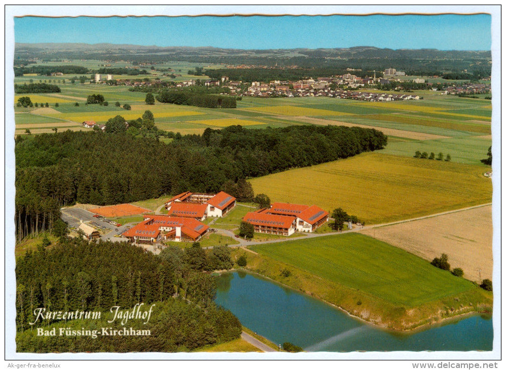 AK Bad Füssing-Kirchham Kurzentrum Jagdhof Niederbayern Ndb. Deutschland Bayern GERMANY Allemagne Ansichtskarte Postcard - Bad Fuessing