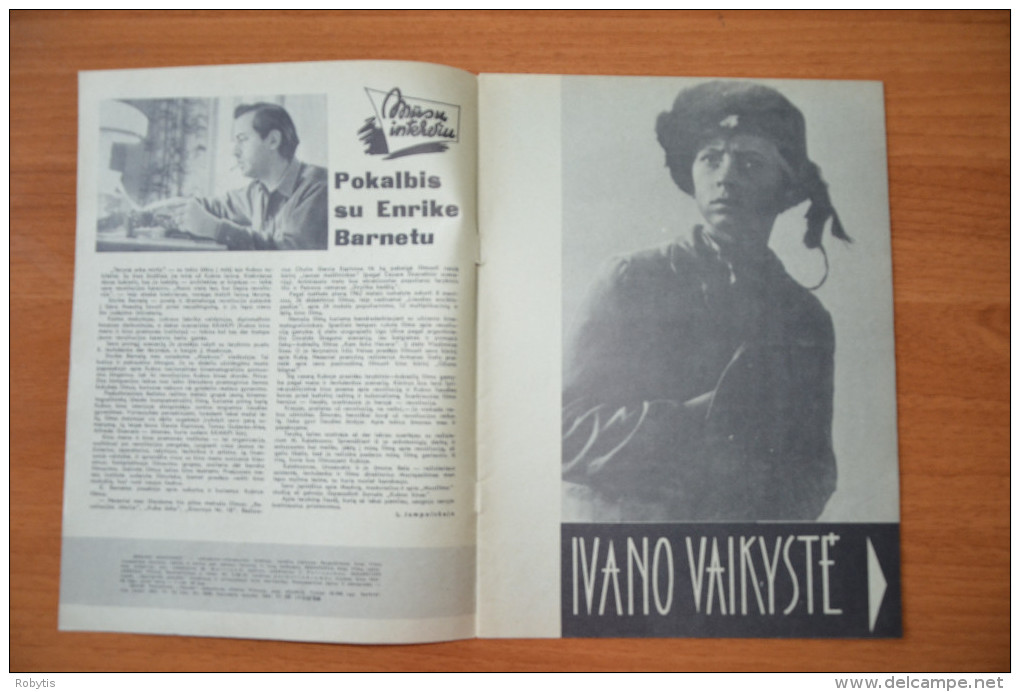 Lithuania USSR Cinema 1962 Nr. 25 - Zeitungen & Zeitschriften