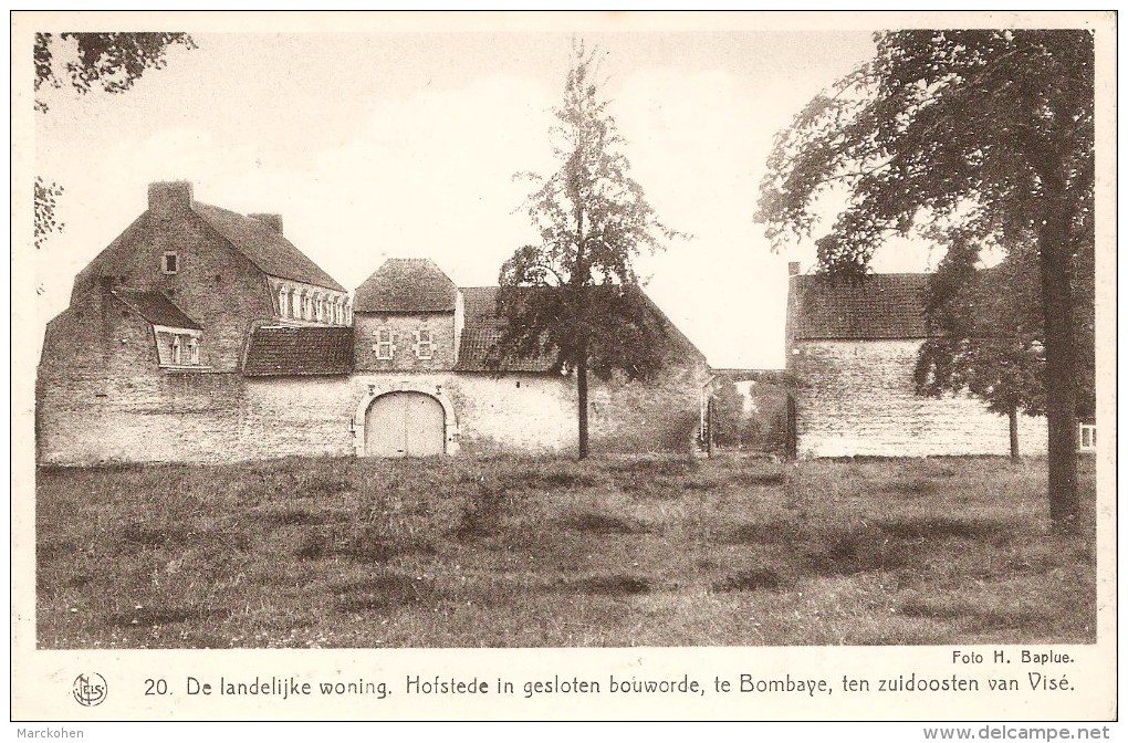 DALHEM (4607) : Habitat Rural - Propriétés Avec Cour Fermée à Bombaye Au Sud-est De Visé. Série "Le Pays De Herve". CPSM - Dalhem