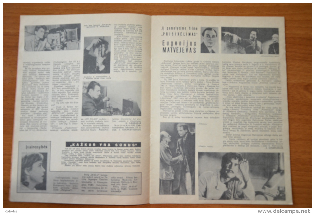 Lithuania USSR Cinema 1962 Nr. 17 - Zeitungen & Zeitschriften