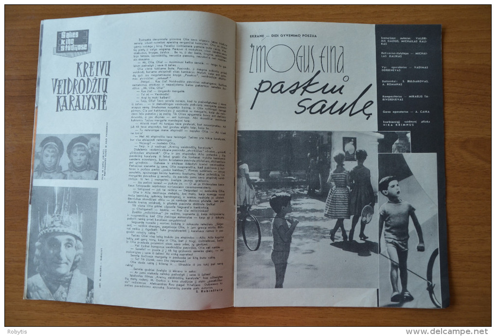 Lithuania USSR Cinema 1962 Nr. 24 - Zeitungen & Zeitschriften