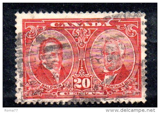 Y873 - CANADA' 1927 , Y&T N. 128 Usato - Oblitérés