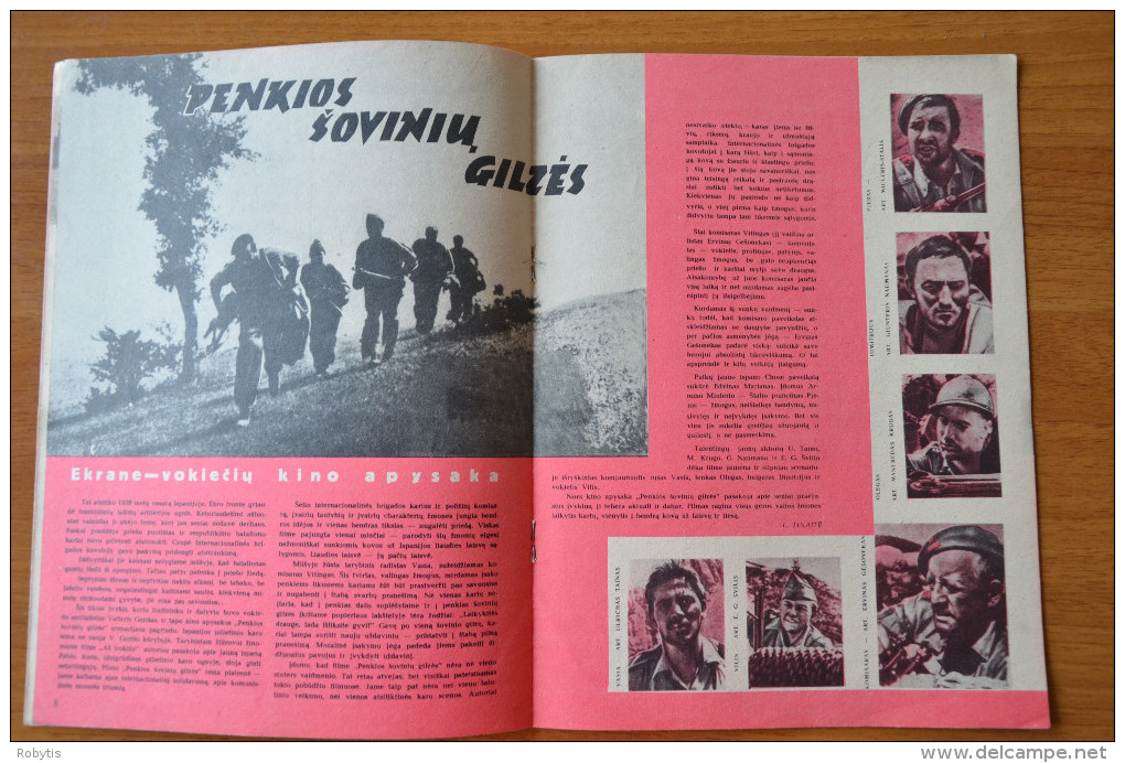 Litauen Lithuania USSR Cinema 1962 Nr. 7 - Zeitungen & Zeitschriften