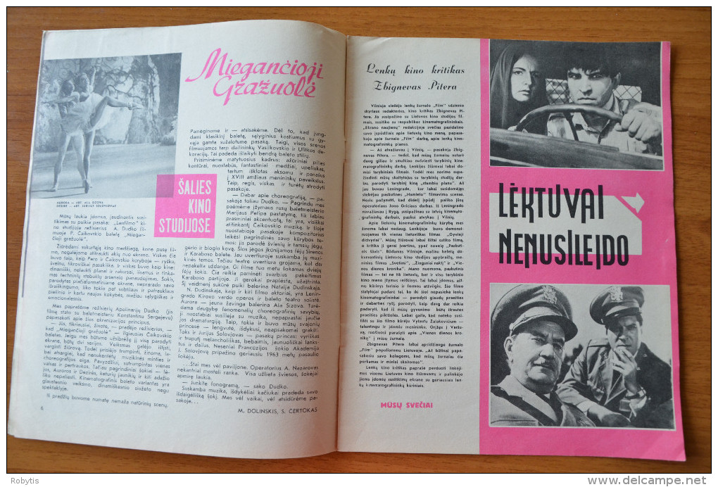 Litauen Lithuania USSR Cinema 1964 Nr. 6 - Magazines