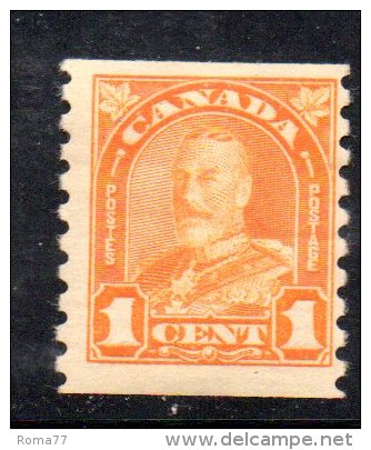 Y885 - CANADA´ 1930 , Y&T N. 140a Dent 8 Verticale  *  Mint - Nuovi